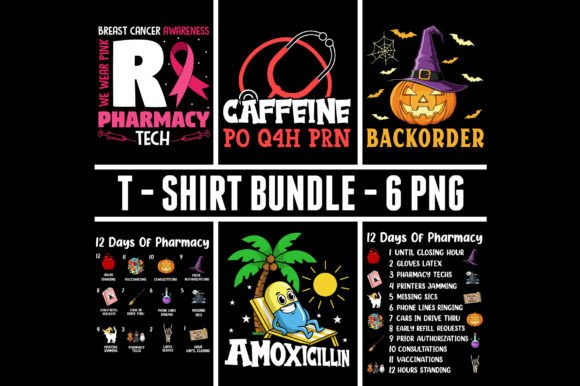 Download Pharmacy Squad Typographic TShirt Bundle - Premium Resources