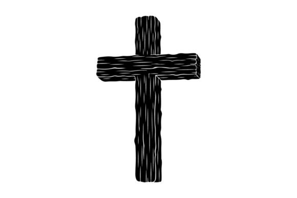 Download Minimalist Wooden Cross Symbol Isolated - Isolated Collection